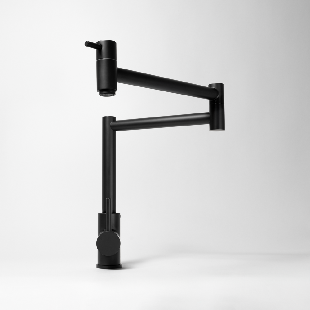 Barbara Bench Pot Filler Matte Black