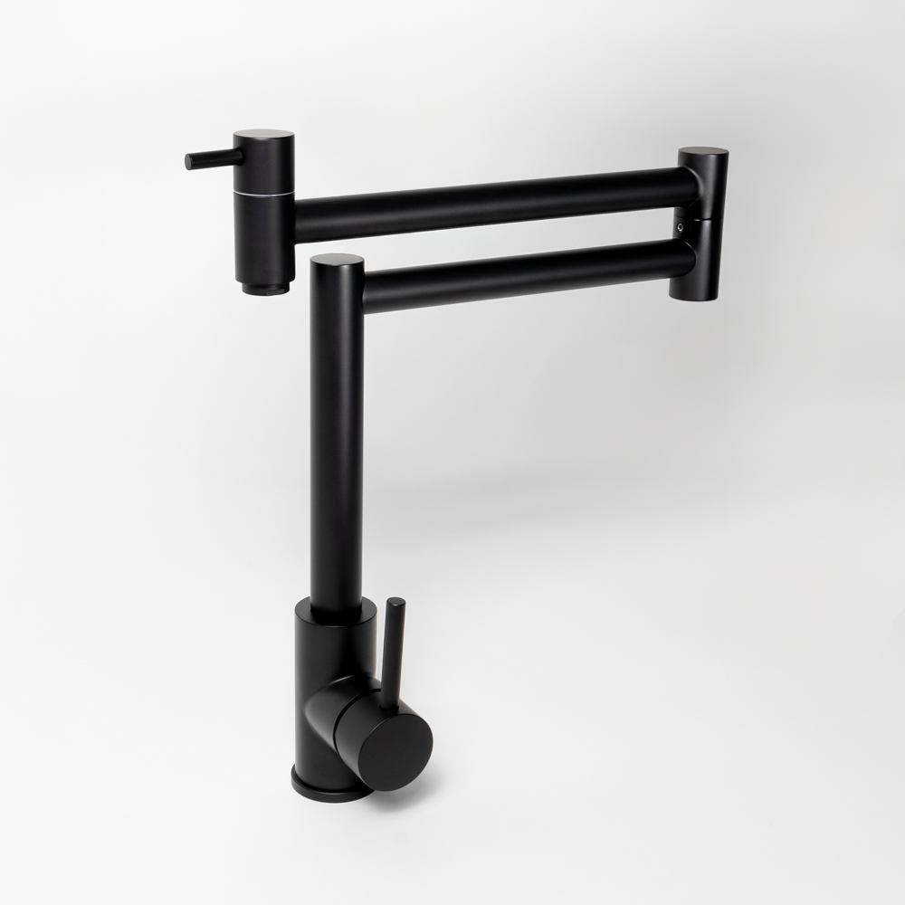 Barbara Bench Pot Filler Matte Black