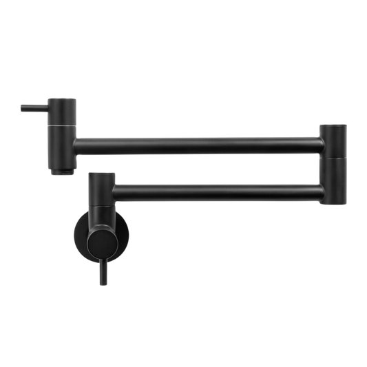 Winslow Wall Pot Filler Matte Black