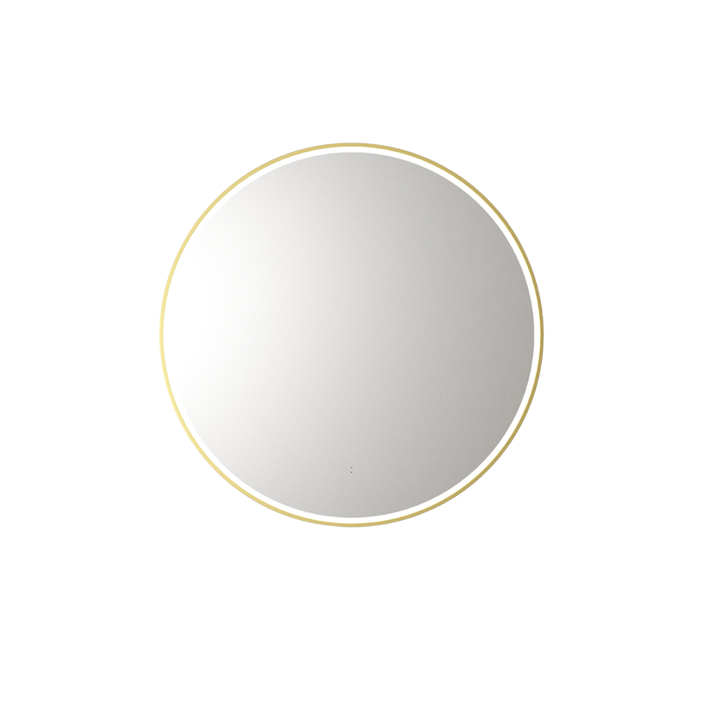 Windsor Round LED Mirror 700mm Brushed Gold