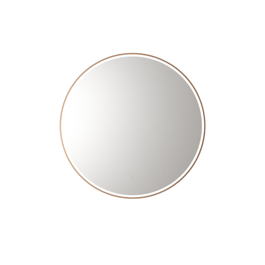 Windsor Round LED Mirror 700mm Brushed Bronze