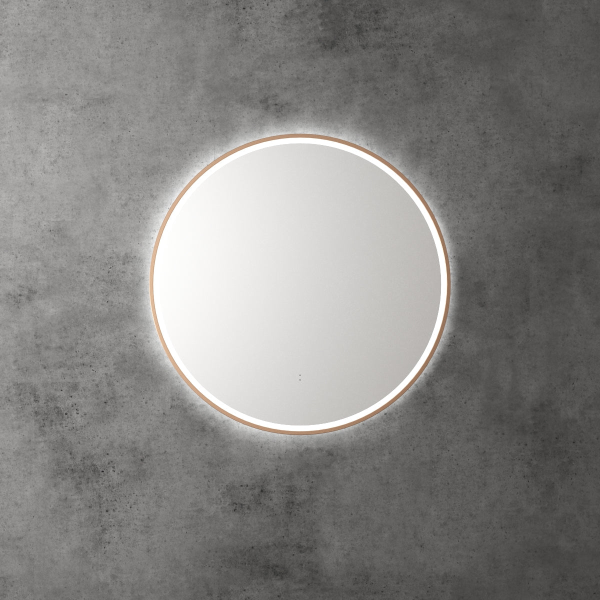 Windsor Round LED Mirror 700mm Brushed Bronze