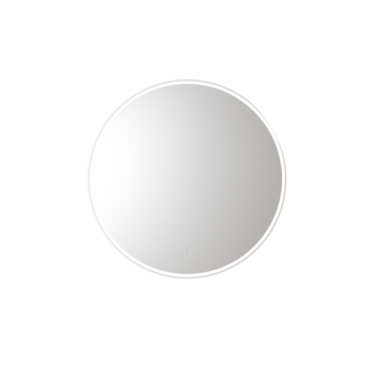 Windsor Round LED Mirror 700mm Matte White