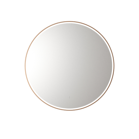 Windsor Round LED Mirror 900mm Brushed Bronze