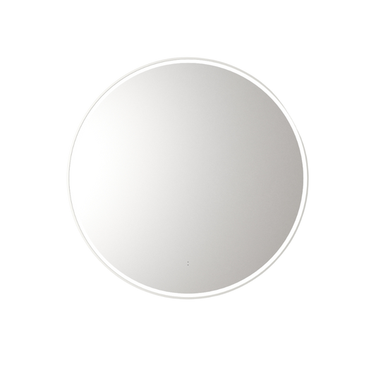 Windsor Round LED Mirror 900mm Matte White