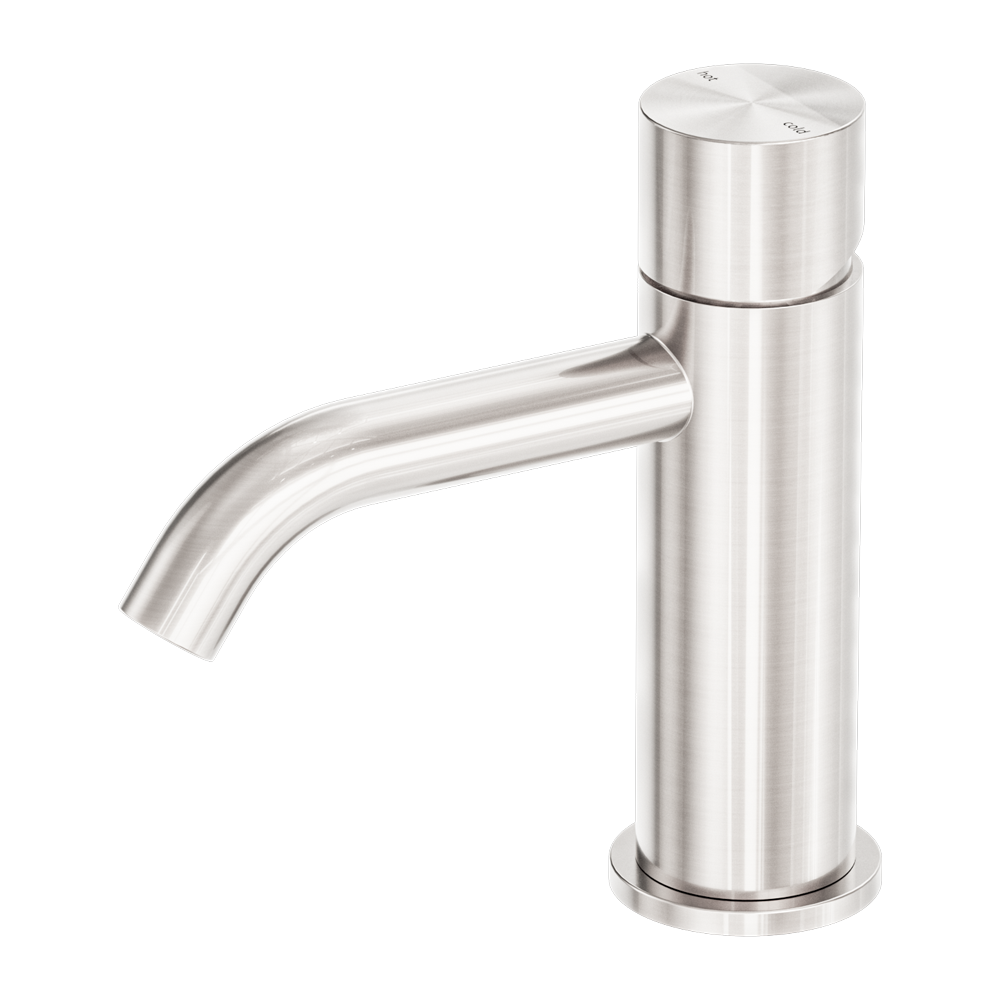 Zen Basin Mixer Handless Brushed Nickel