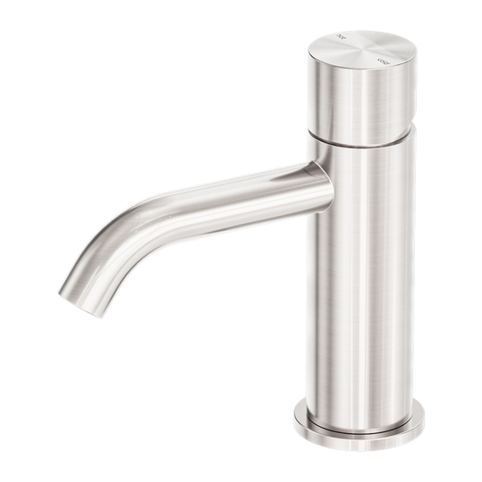 Zen Basin Mixer Handless Brushed Nickel