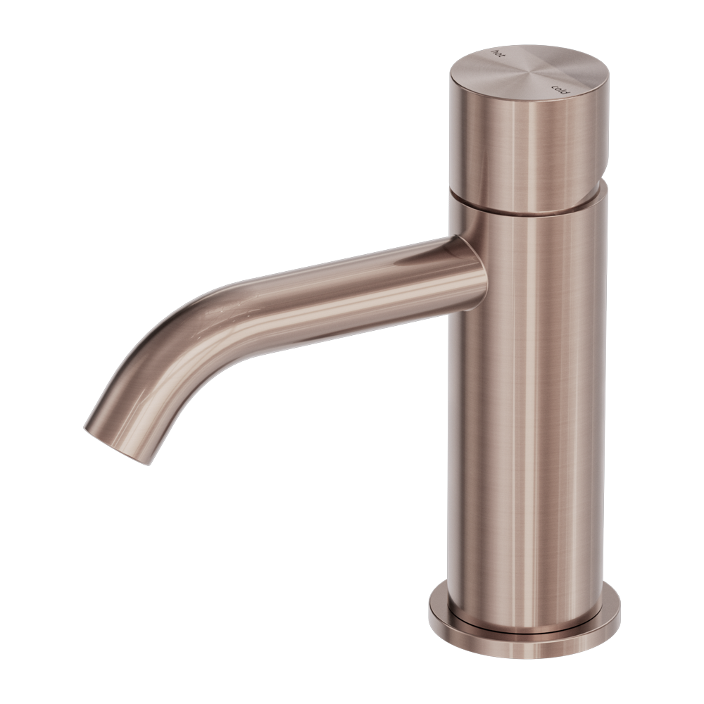 Zen Basin Mixer Handless Brushed Bronze