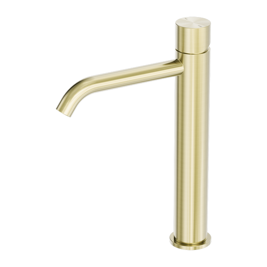 Zen Tall Basin Mixer Handless Brushed Gold