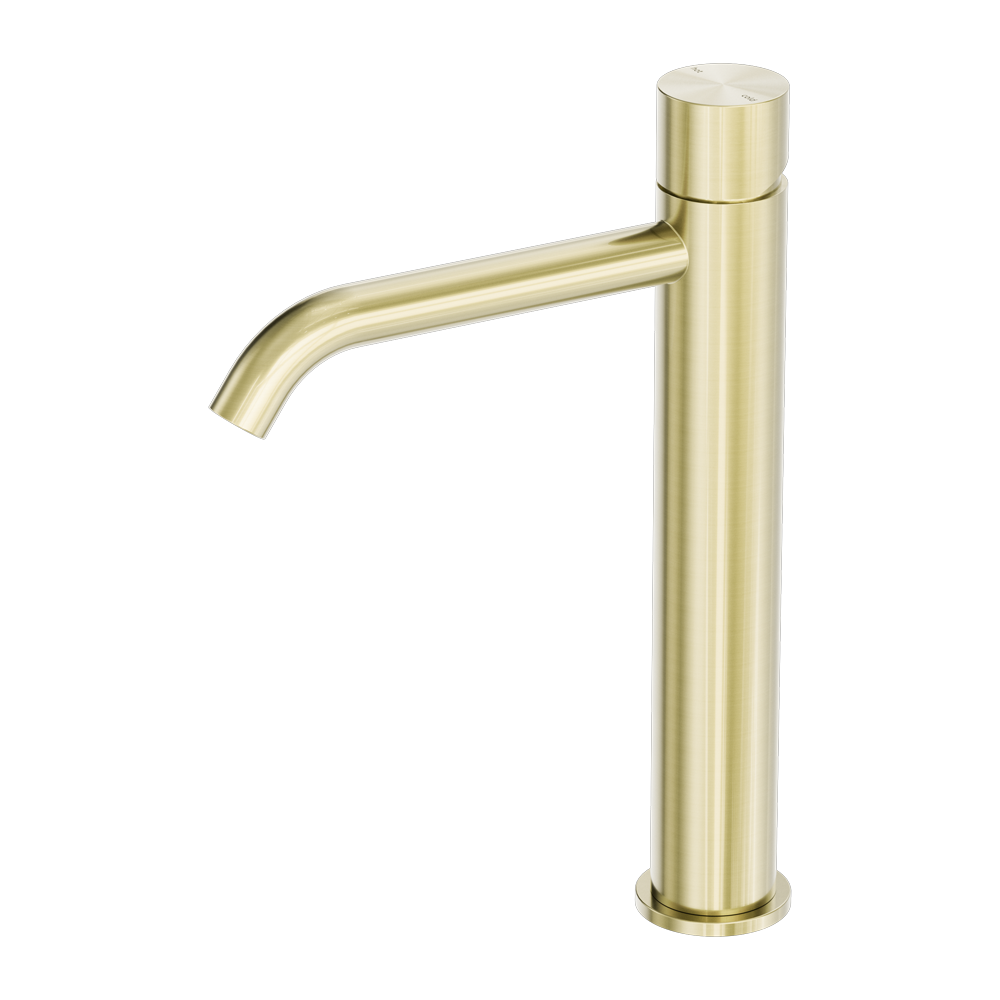 Zen Tall Basin Mixer Handless Brushed Gold