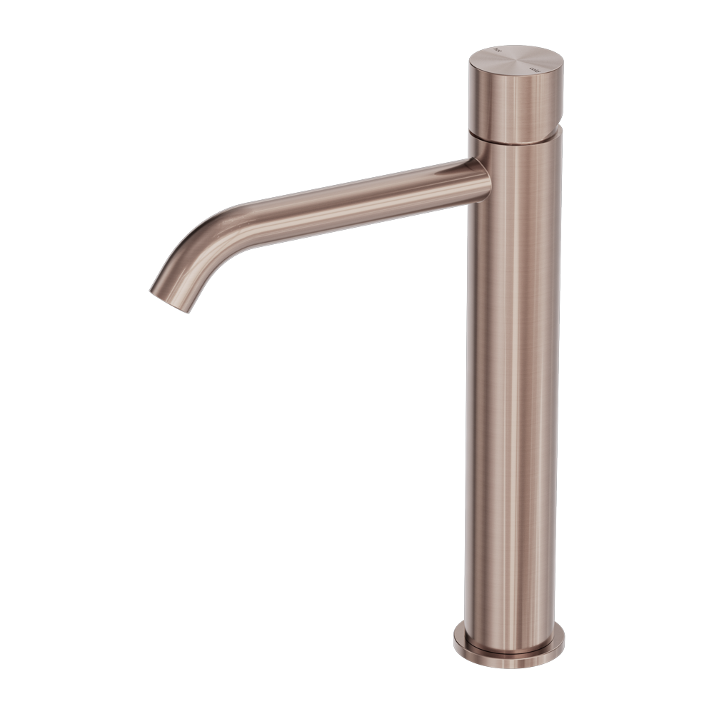 Zen Tall Basin Mixer Handless Brushed Bronze