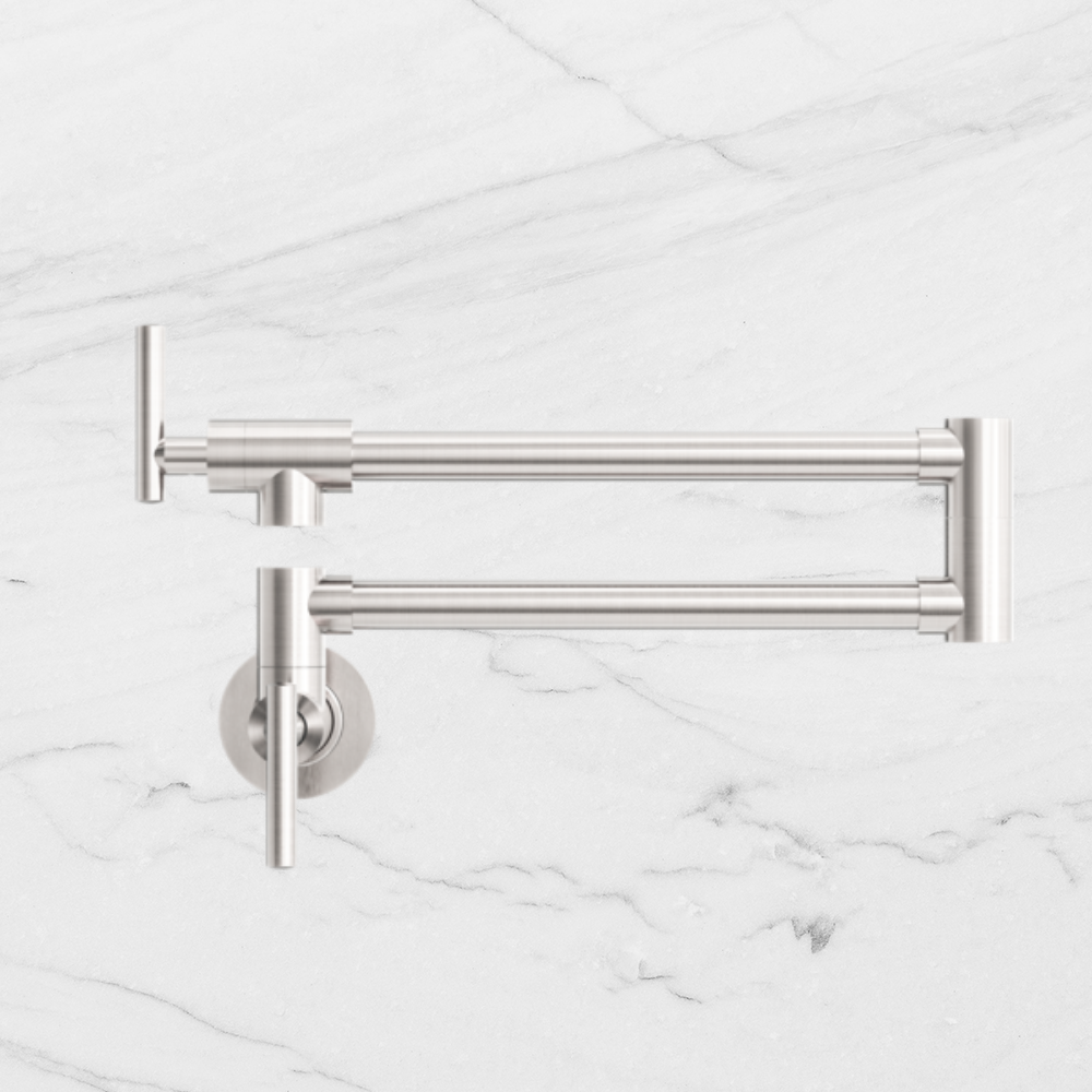 Zen 316L Stainless Steel Pot Filler Brushed Nickel