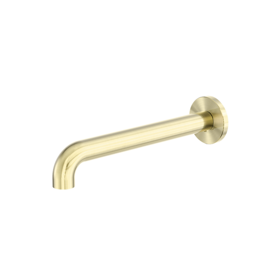 Zen Round Basin/Bath Spout Only 185mm Brushed Gold