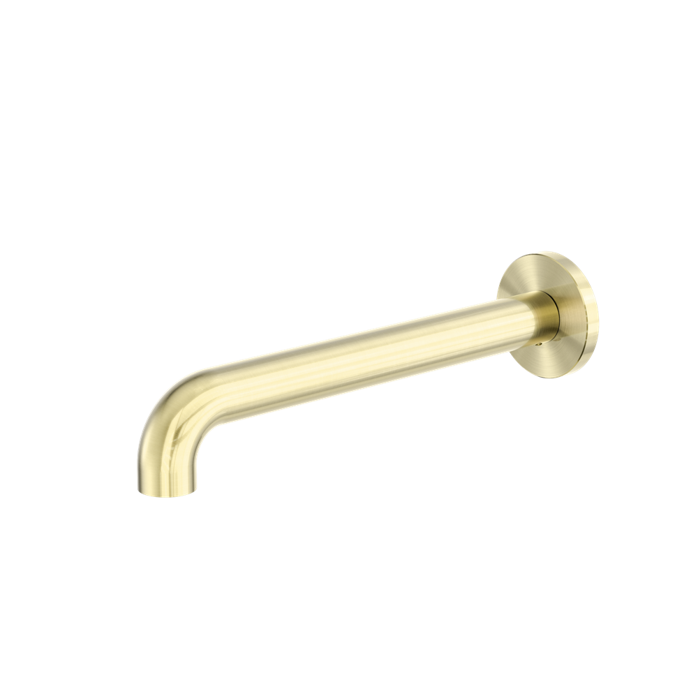 Zen Round Basin/Bath Spout Only 230mm Brushed Gold