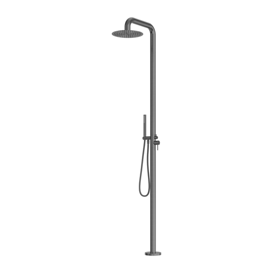 Zen Outdoor Freestanding Shower Column Graphite