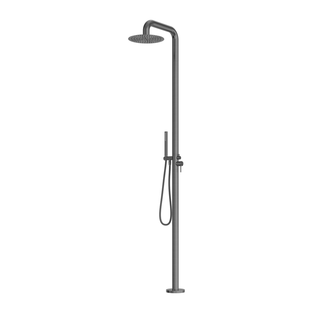 Zen Outdoor Freestanding Shower Column Graphite