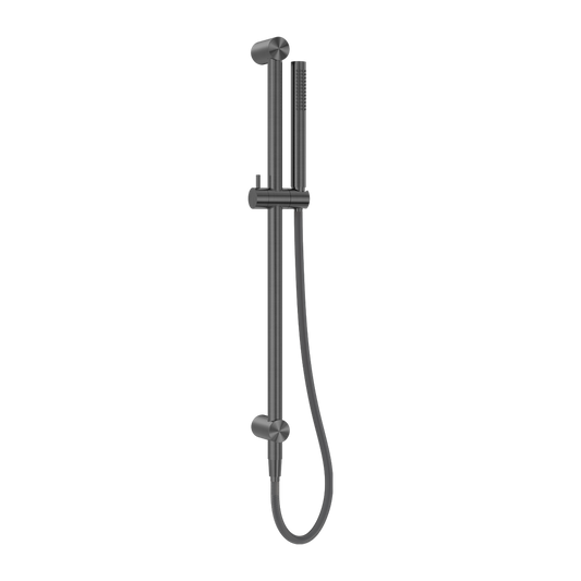 Zen Shower Rail With Outdoor Shower Hose Graphite