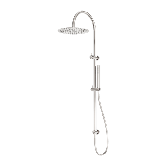 Zen Twin Shower Brushed Nickel