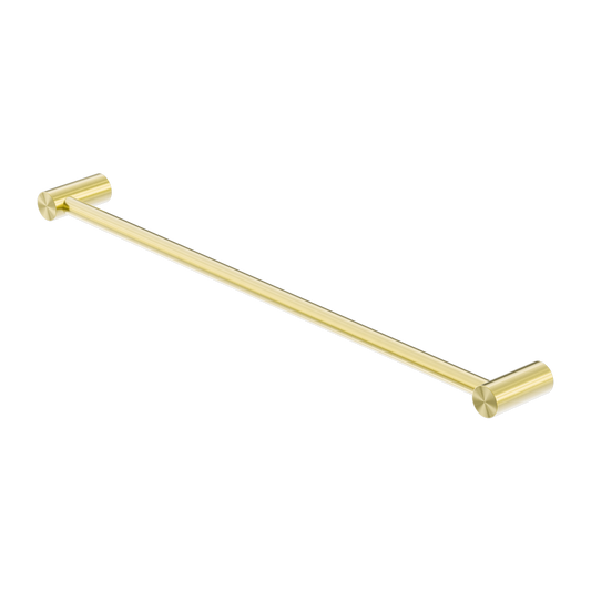 Zen Single Towel Rail 600mm Brushed Gold