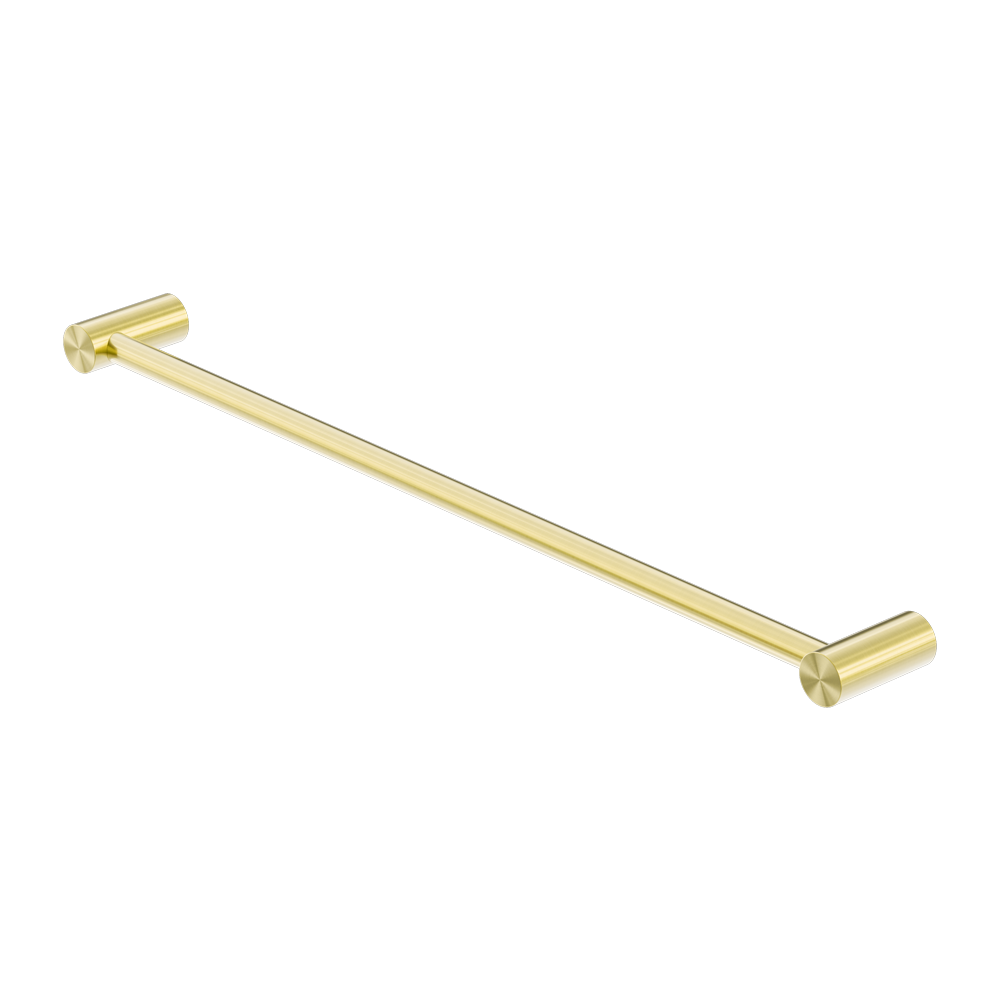 Zen Single Towel Rail 600mm Brushed Gold