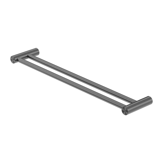 Zen Double Towel Rail 800mm Graphite