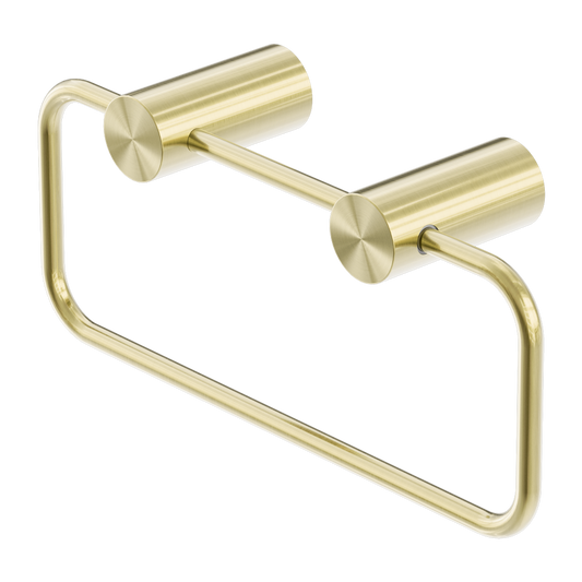 Zen Hand Towel Ring Brushed Gold