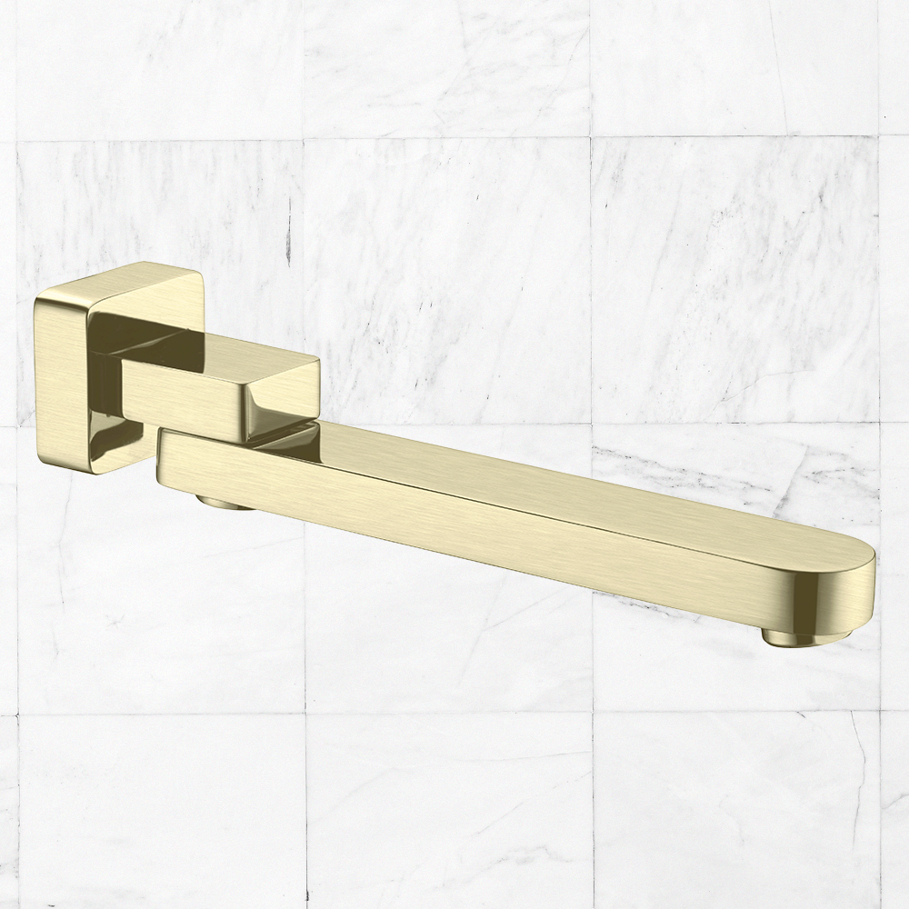 Bianca Swivel Bath Spout Brushed Gold