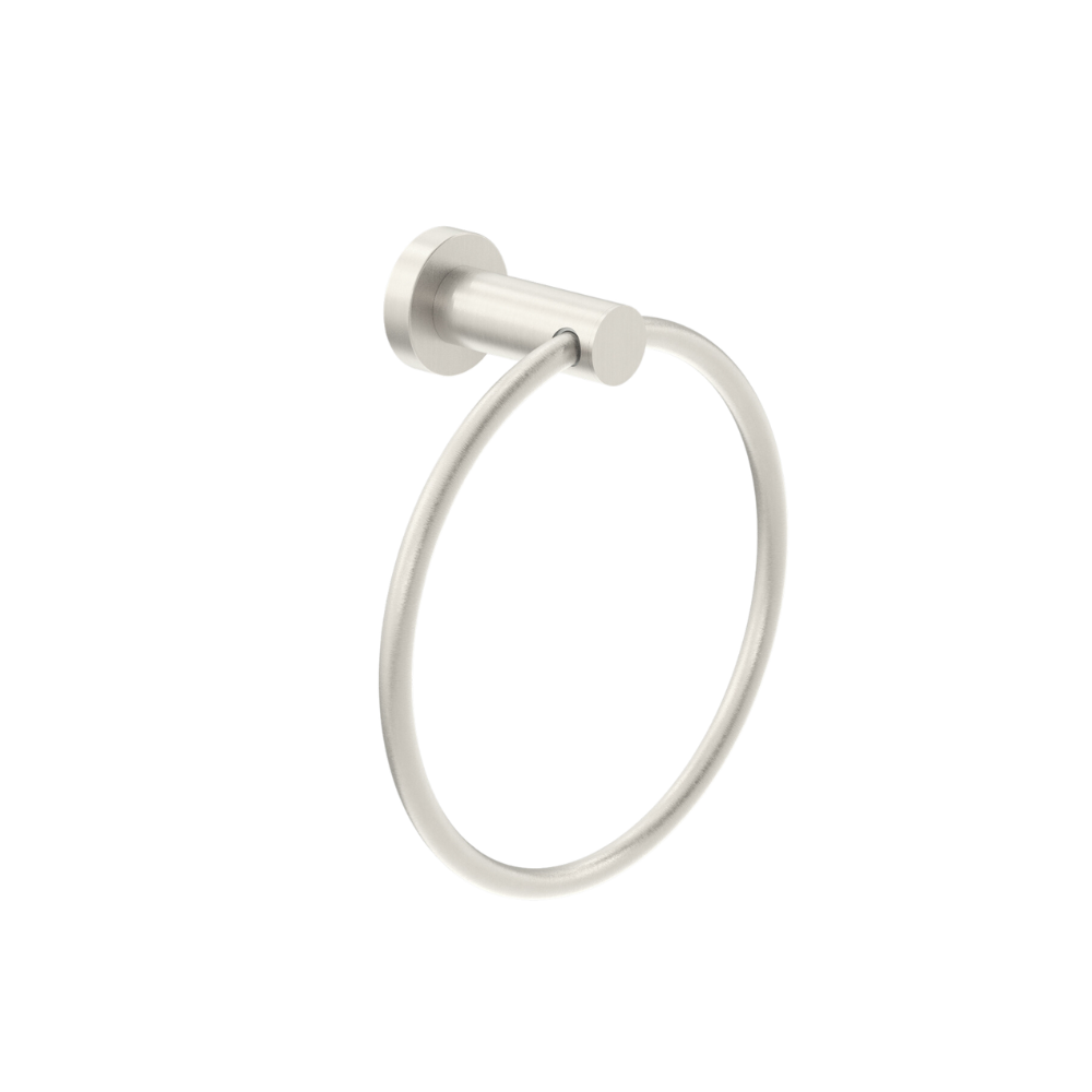 Classic Hand Towel Ring Brushed Nickel