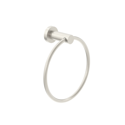 Classic Hand Towel Ring Brushed Nickel