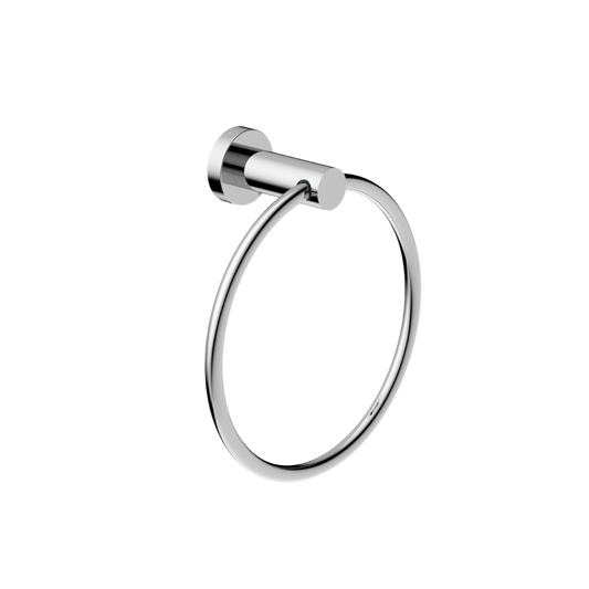 Classic Hand Towel Ring Chrome