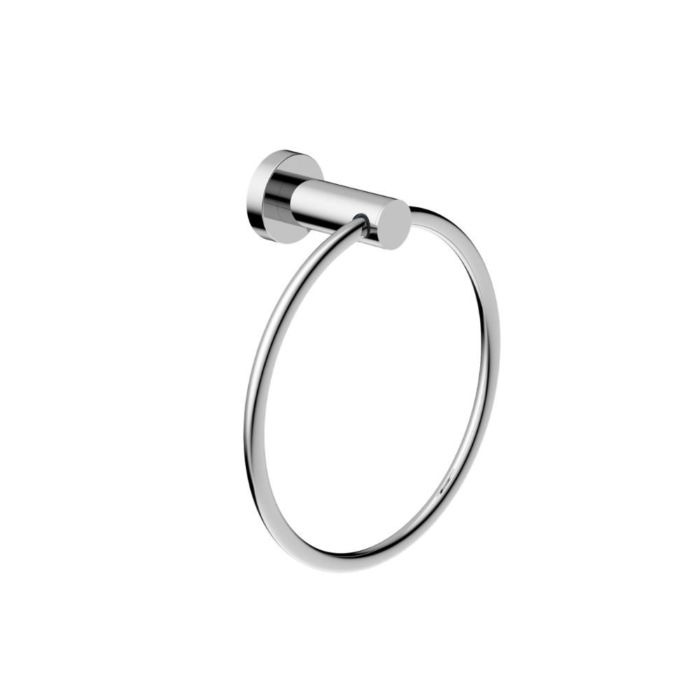 Classic Hand Towel Ring Chrome