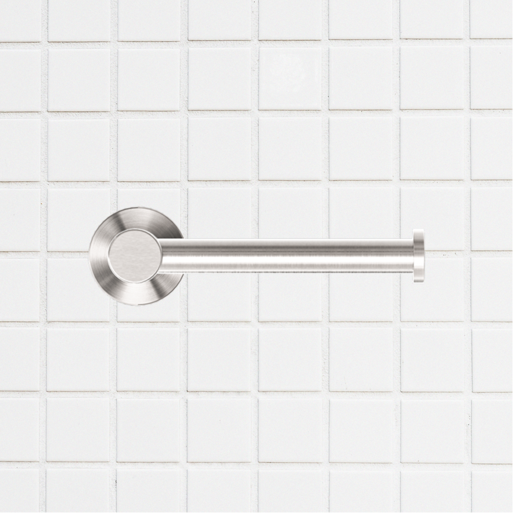 Classic Toilet Roll Holder Brushed Nickel