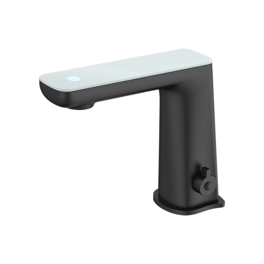 Claudia Sensor Mixer with White Top Display Matte Black