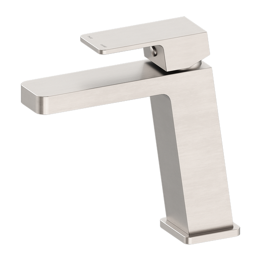 Celia Basin Mixer Angle Spout Brushed Nickel