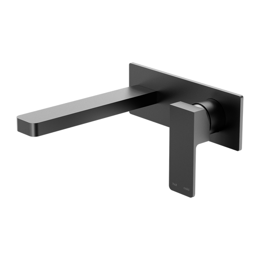 Celia Wall Basin/Bath Mixer Matte Black