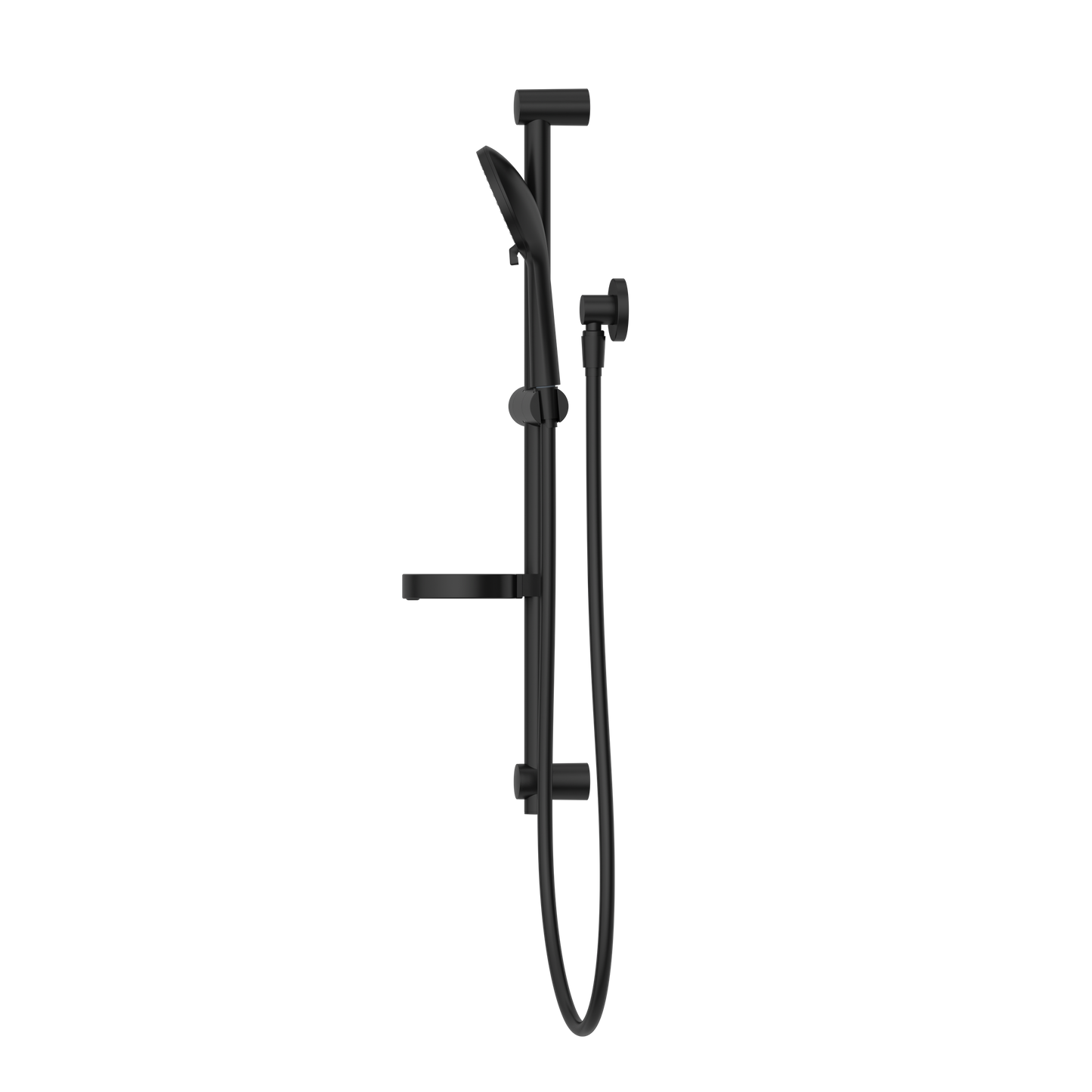 Builder Budget Shower Rail Matte Black