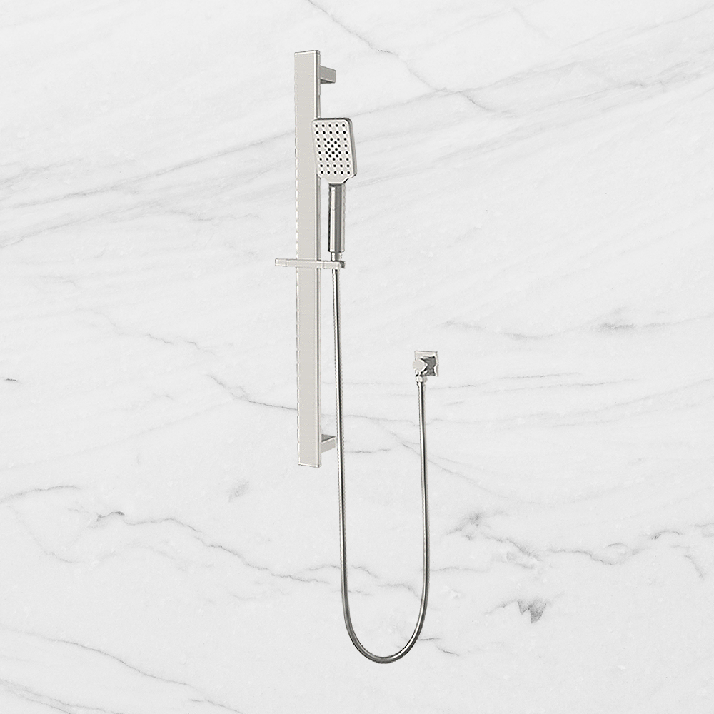 Celia Shower Rail Brushed Nickel