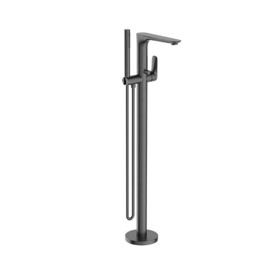 Bianca Freestanding Bath Mixer with Hand Shower Gunmetal