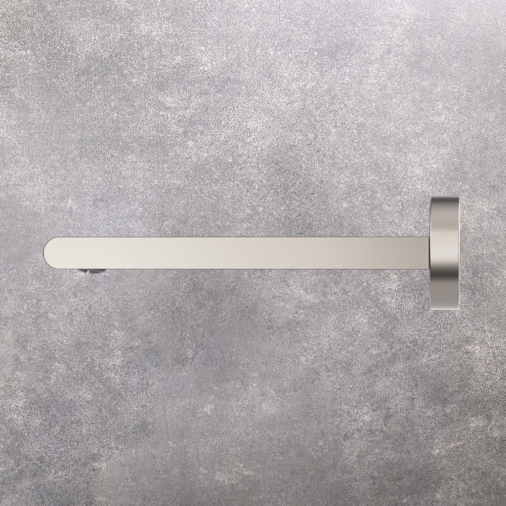 Bianca Bath Spout 240mm Brushed Nickel