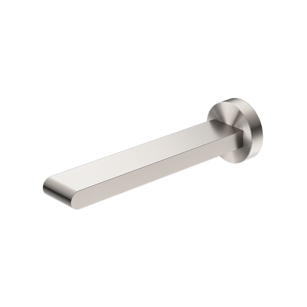 Bianca Bath Spout 200mm Brushed Nickel