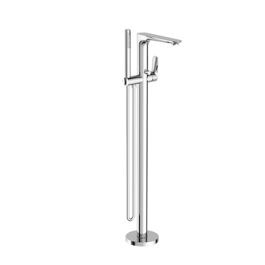 Bianca Freestanding Bath Mixer with Hand Shower Chrome