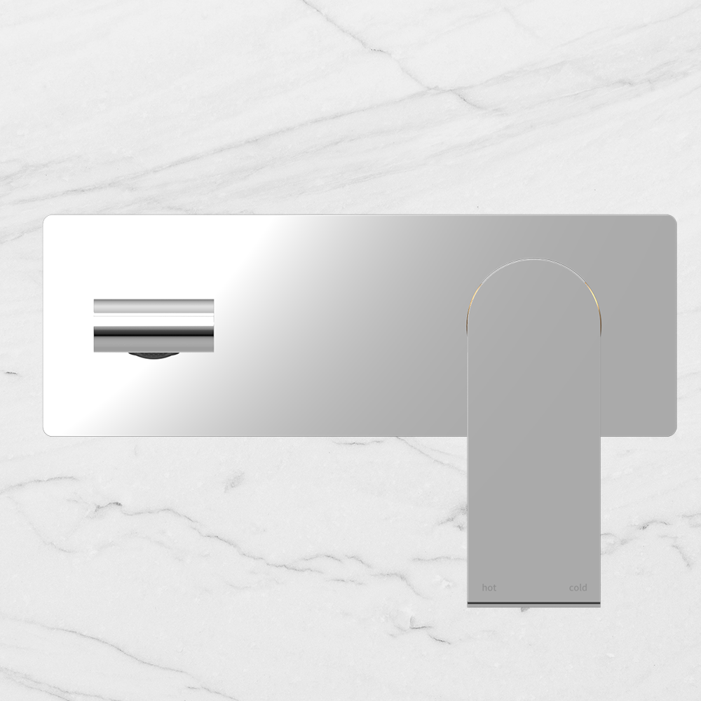 Bianca Wall Basin/Bath Mixer 230mm Chrome