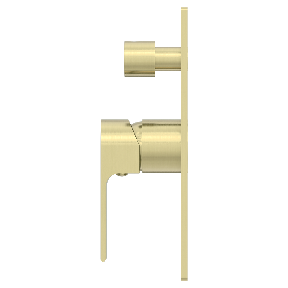 Bianca Shower Mixer with Divertor Brushed Gold