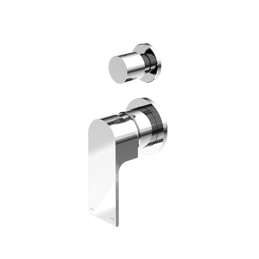 Bianca Shower Mixer with Divertor Separate Back Plate Chrome