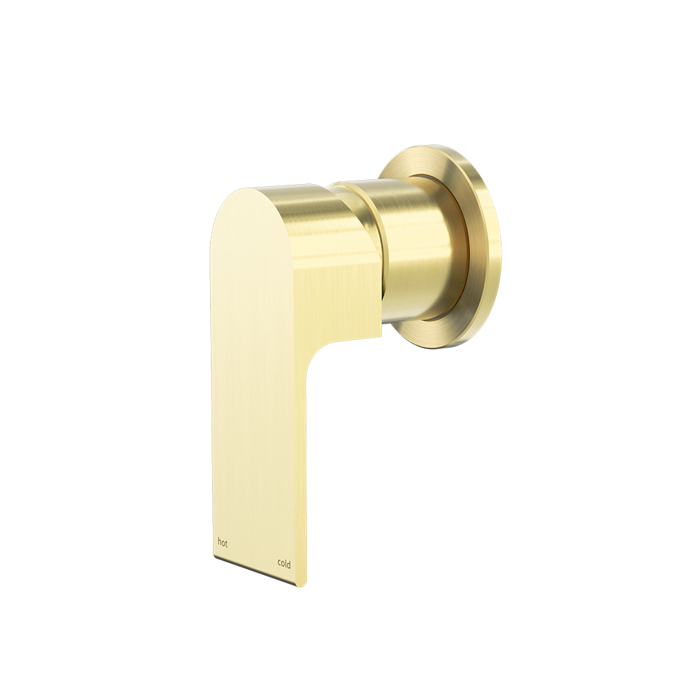 Bianca Shower Mixer with 60mm Round Plate Brushed Gold