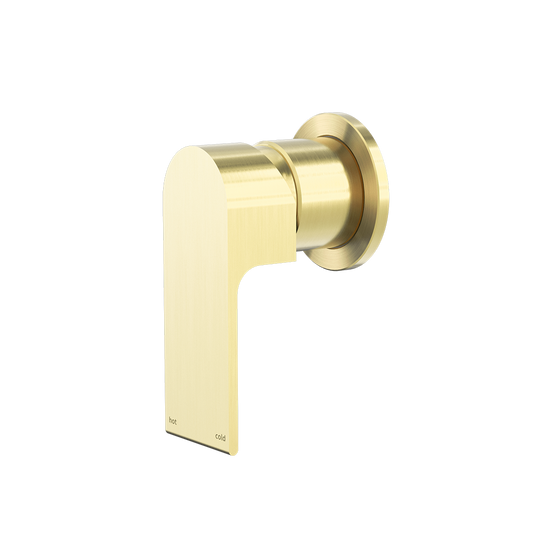 Bianca Shower Mixer with 60mm Round Plate Brushed Gold