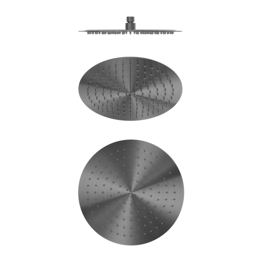 Zen 300mm Round Shower Head Graphite