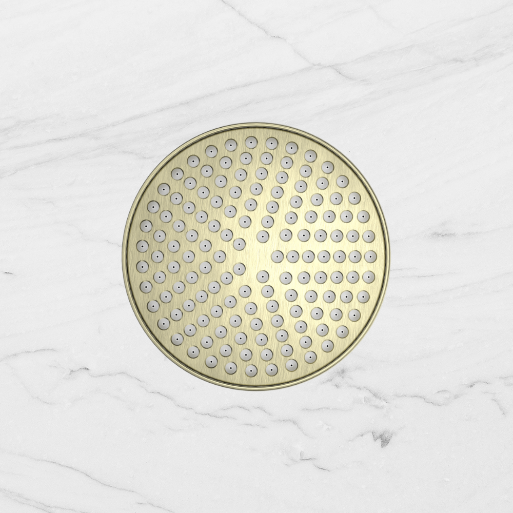 York Shower Head 200mm Aged Brass