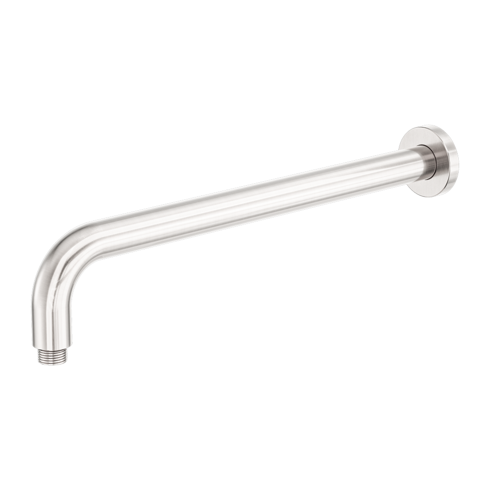 Zen Round Shower Arm 400mm Length Brushed Nickel