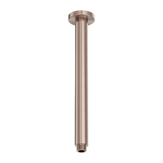 Zen Round Ceiling Arm 300mm Length Brushed Bronze